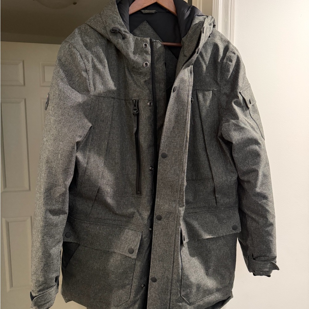 Superdry Men's Gray Winter 🥶 Down filled Parka Jacket